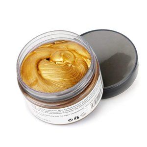 MOFAJANG Hair Coloring Dye Wax, Orange Gold Instant Hair Wax